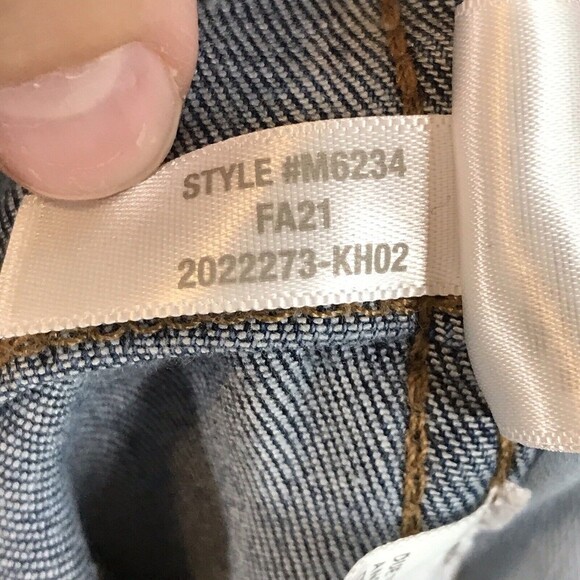 Madewell 10" High Rise Skinny Women's Size 27 Blue Denim Medium Wash Jeans - Picture 10 of 10